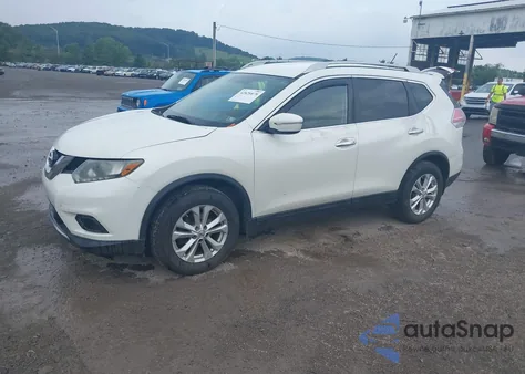 2015 Nissan Rogue Sv из США, поврежденный, VIN 5N1AT2MV3FC778809